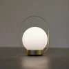 Palla T1 batterilampe / bordlampe, messing Messinglamper|Transportable Lamper