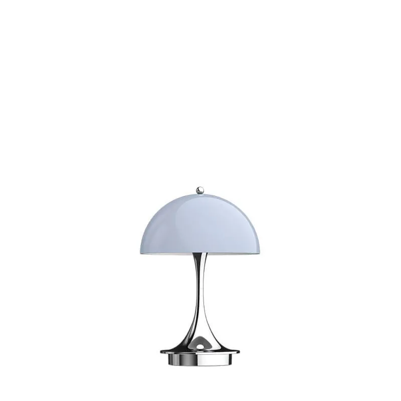 Panthella 160 Portable, grå opalt akryl Transportable Lamper|Lamper Til Sofabord