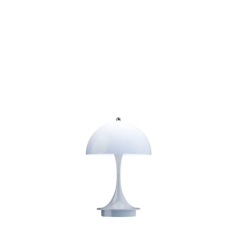 Panthella 160 Portable V3 bord- / batterilampe, lyseblå opal Transportable Lamper|Lamper Til Sofabord