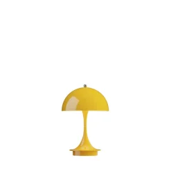 Online Panthella 160 Portable V3 bord- / batterilampe, opaque gul Transportable Lamper|Lamper Til Sofabord