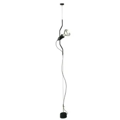 Parentesi gulvlampe m/dæmper, sort Standerlamper|Industrielle Lamper