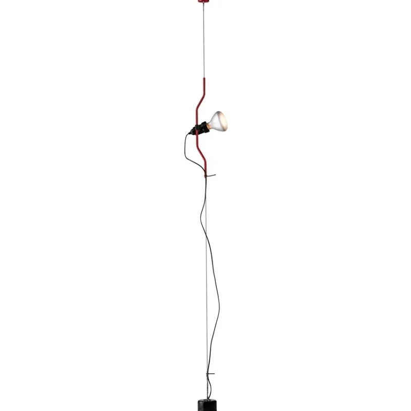 Parentesi gulvlampe, rød Standerlamper|Industrielle Lamper