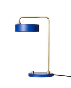 Best Petite Machine bordlampe, kongeblå Messinglamper|Skrivebordslamper