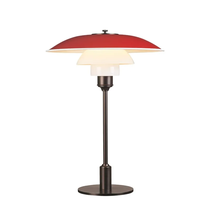 Hot PH 3½-2½ bordlampe, rød Kontorlamper|Bordlamper