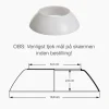 Outlet PH 2/1 glas mellemskærm Glasskærm Mv. Til Ph Lampe