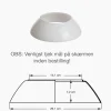 Best PH 4½-4 glas mellemskærm Glasskærm Mv. Til Ph Lampe