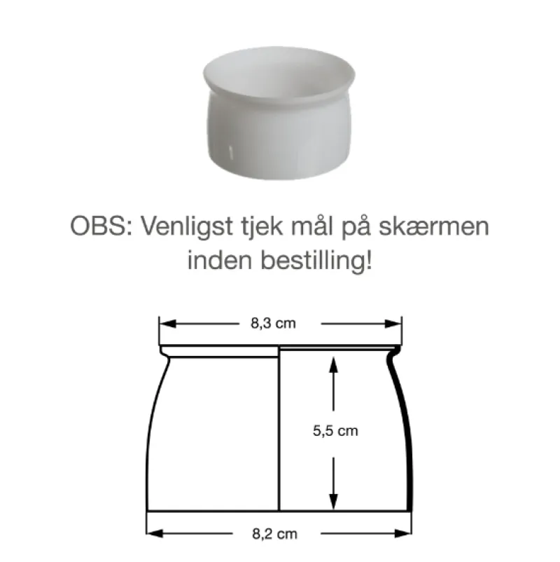 PH 3½-2½ glas underskærm Glasskærm Mv. Til Ph Lampe
