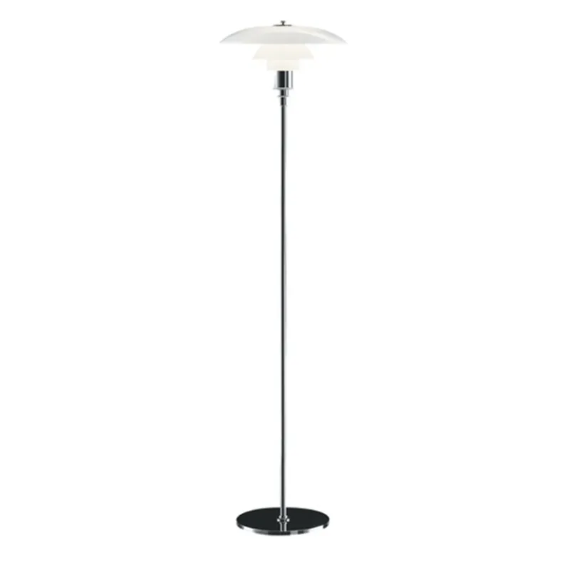 Discount PH 3½-2½ gulvlampe, krom Glas Lamper|Standerlamper