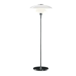 Discount PH 4½-3½ gulvlampe, krom Standerlamper|Stue Lamper
