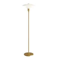 Best PH 3½-2½ gulvlampe, messing Glas Lamper|Standerlamper