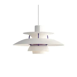 Hot PH 5 Mini pendel, classic white Hvide Lamper|Spisebordslamper