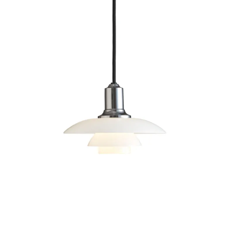 Best PH 2/1 pendel, krom Glas Lamper|Spisebordslamper