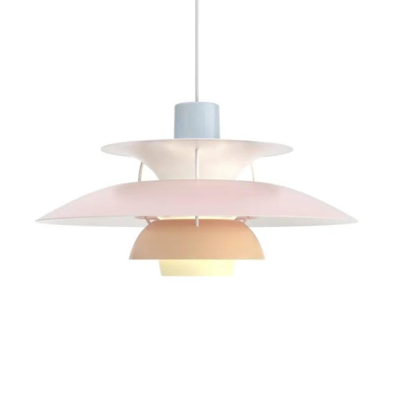 Best PH 5 pendel, pastel blå/rosa/peach Spisebordslamper|Stue Lamper