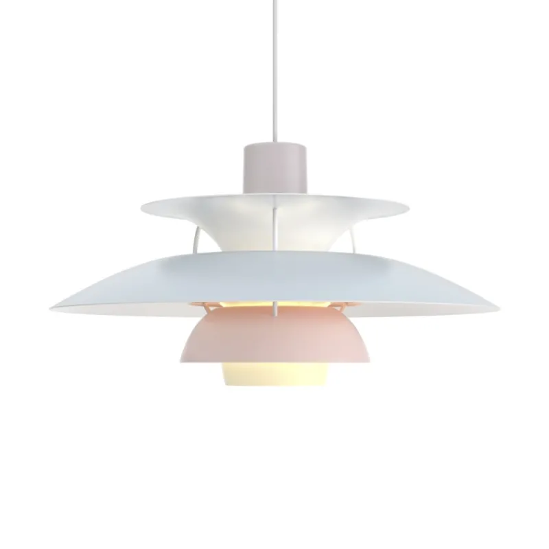 Clearance PH 5 pendel, pastel oyster grå/blå/rosa Spisebordslamper|Stue Lamper