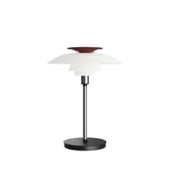 Online PH 80 Portable batterilampe / bordlampe, opal/krom Krom Lamper|Transportable Lamper