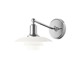Discount PH 2/1 væglampe u/afbryder, hvid opal Hvide Lamper|Glas Lamper