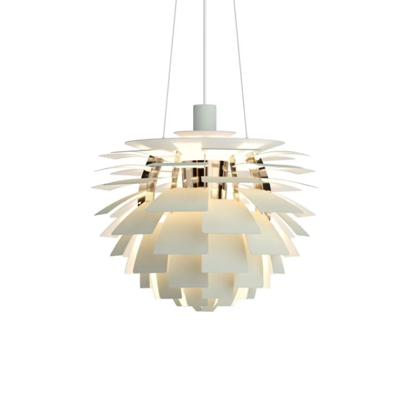 New PH Artichoke Ø48 pendel, dusty green/messing Messinglamper|Hængelamper