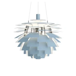 New PH Artichoke Ø60 pendel, dusty blue/krom Krom Lamper|Hængelamper