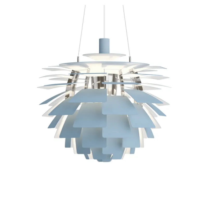 New PH Artichoke Ø60 pendel, dusty blue/krom Krom Lamper|Hængelamper