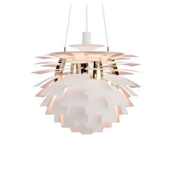 Online PH Artichoke Anniversary Edition Ø60 pendel, mat hvid/pale rose Spisebordslamper|Hængelamper