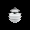 Outlet PH Louvre, hvid med trådløs bluetooth Hvide Lamper|Kontorlamper
