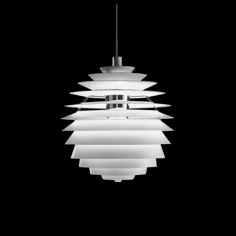 Outlet PH Louvre, hvid med trådløs bluetooth Hvide Lamper|Kontorlamper