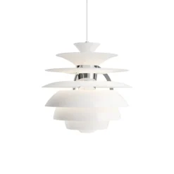 Sale PH Snowball pendel, hvid/krom Krom Lamper|Hvide Lamper