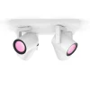 Best Hue Argenta White and Color Ambiance 4 spots, hvid Spotlampe|Lamper Til Værksted