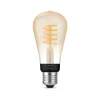 Best Hue Filament Edison White Ambiance ST64 7W LED E27 550lm Pærer|Philips Hue Pærer