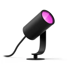 Clearance Hue Lily White and Color Ambiance udendørs spike spot extension, sort Spotlampe|Havelamper