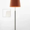 Discount Pie de salón Gulvlampe G1 hvid/messing Standerlamper