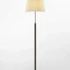 Best Pie de salón Gulvlampe G3 natur/krom Standerlamper