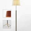 Best Pie de salón Gulvlampe G3 terracotta/messing Standerlamper