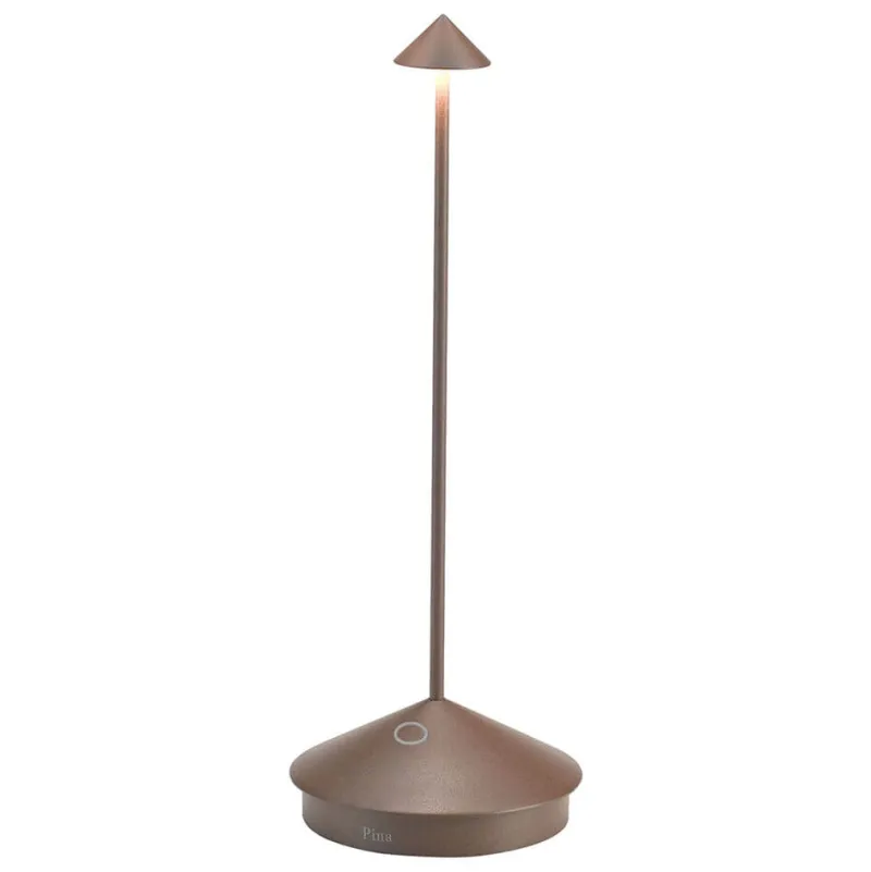 Hot Pina batterilampe / bordlampe, corten Transportable Lamper|Lamper Til Sofabord