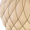 Discount Pinecone Pendel, Stor - Ø50, hvid/guld Glas Lamper|Pendler