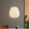 Hot Pinecone Pendel, stor - Ø50, hvid/chrome Spisebordslamper|Stue Lamper