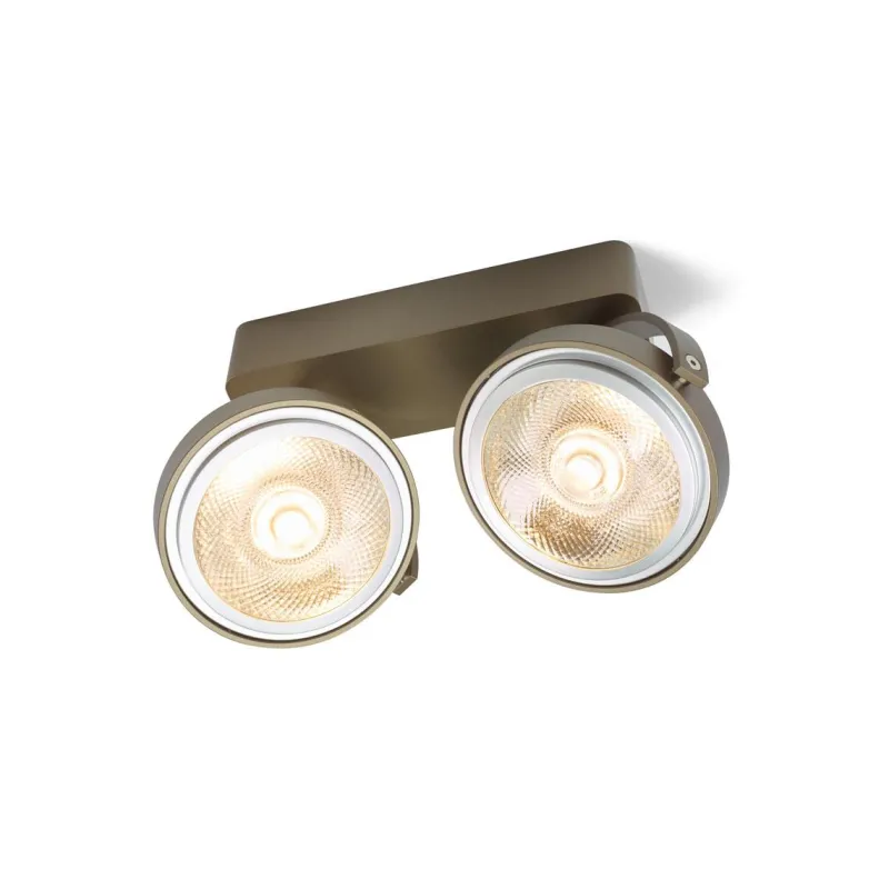 Best Pin-Up 2 LED, bronze Spotlampe|Lamper Til Værksted