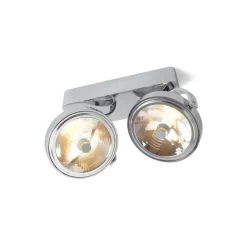 Pin-Up 2 LED, krom Krom Lamper|Spotlampe