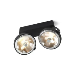 Discount Pin-Up 2 LED, sort Spotlampe|Gallerilamper