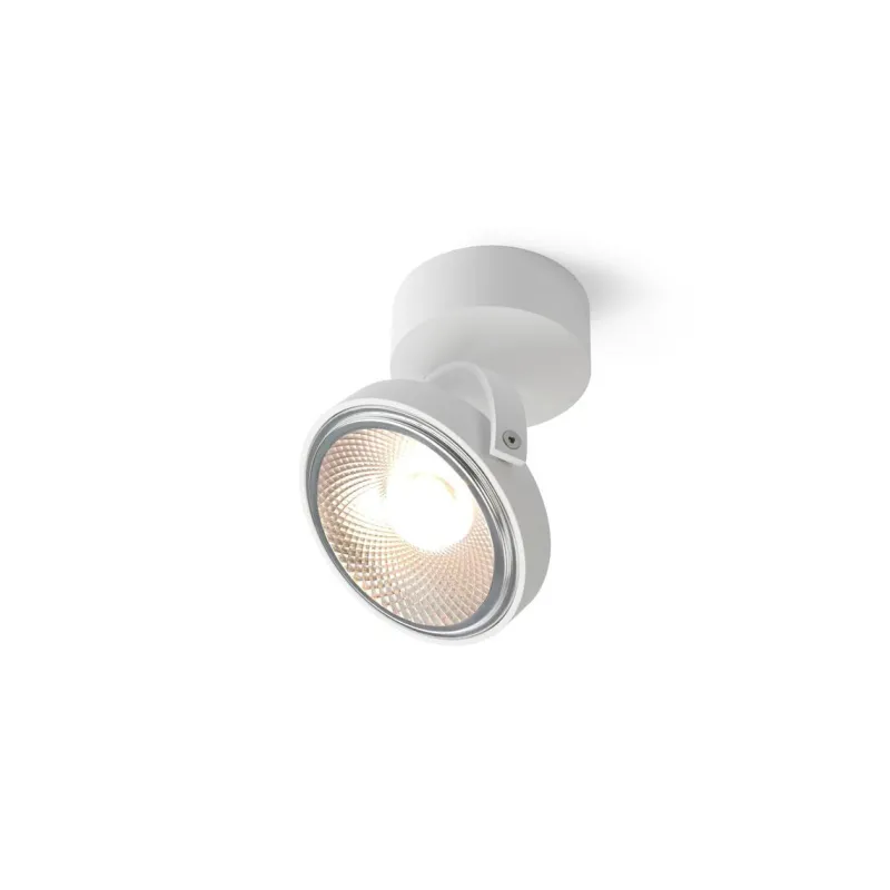 New Pin-Up 1 Round LED, hvid Hvide Lamper|Spotlampe
