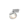 New Pin-Up 1 Square LED, grå Spotlampe|Lamper Til Værksted