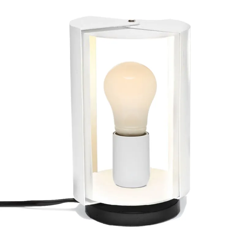 Discount Pivotante À Poser bordlampe, hvid Hvide Lamper|Lamper Til Reol