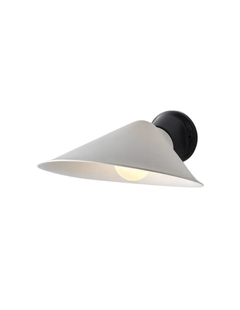 Best Plume væglampe, sort/polycarbonat Hvide Lamper|Køkkenlamper