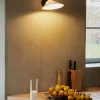 New Plume væglampe, sort/porcelæn Hvide Lamper|Køkkenlamper