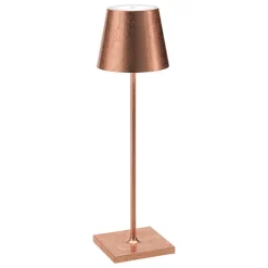 Discount Poldina batterilampe / bordlampe, antik kobber Kobberlamper|Transportable Lamper