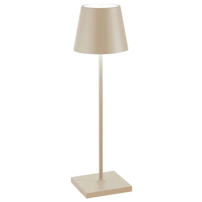 Sale Poldina batterilampe / bordlampe, sand Transportable Lamper|Skrivebordslamper