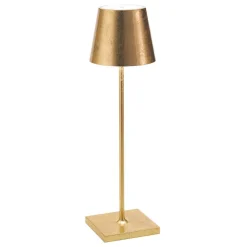 Hot Poldina batterilampe / bordlampe, antik guld Transportable Lamper|Skrivebordslamper