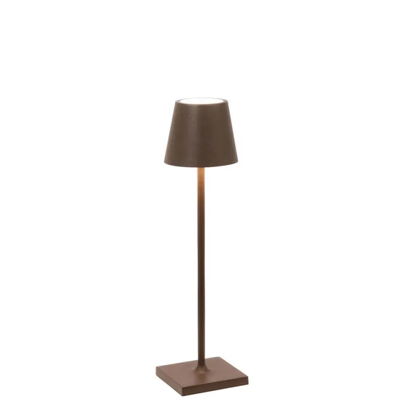 Hot Poldina micro batterilampe / bordlampe, corten Transportable Lamper|Lamper Til Sofabord
