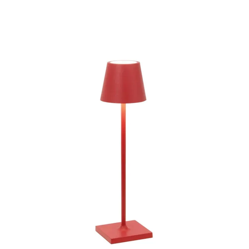 Outlet Poldina micro batterilampe / bordlampe, rød Transportable Lamper|Lamper Til Sofabord
