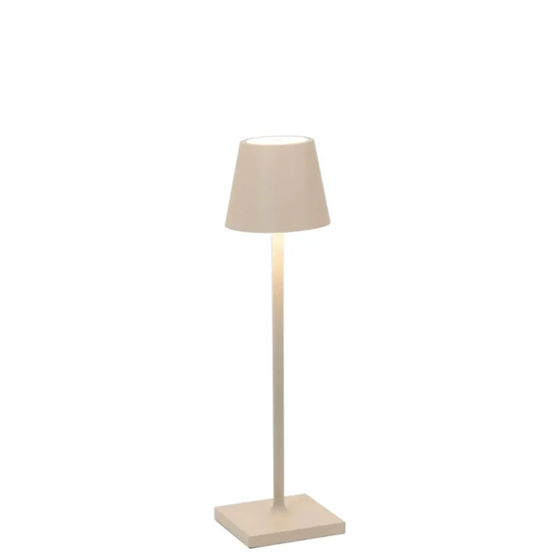 Clearance Poldina micro batterilampe / bordlampe, sand Transportable Lamper|Lamper Til Sofabord